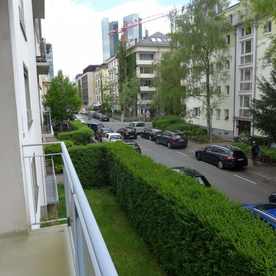 Blick vom Balkon Etagenwohnung Frankfurt am Main