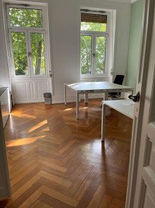 16307 Stilaltbau am Palmengarten / hohe Decken / Stuck / Parkett