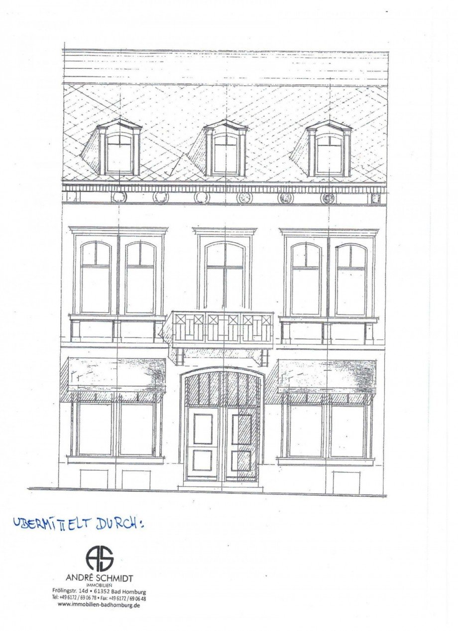 Ansicht Elisabethenstra�e Renditeobjekt Bad Homburg vor der H�he