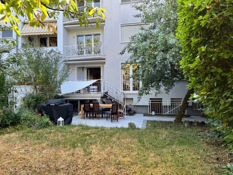 Gartenansicht Frankfurt am Main Wohnung Toplage! EG mit gro�em Garten und Souterrain