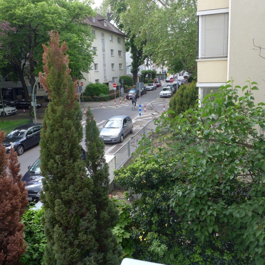 Blick vom Balkon Etagenwohnung Frankfurt am Main