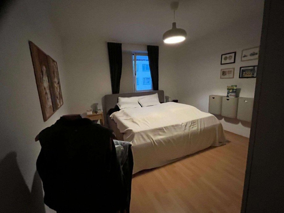 Schlafzimmer m�bliert Etagenwohnung Frankfurt am Main