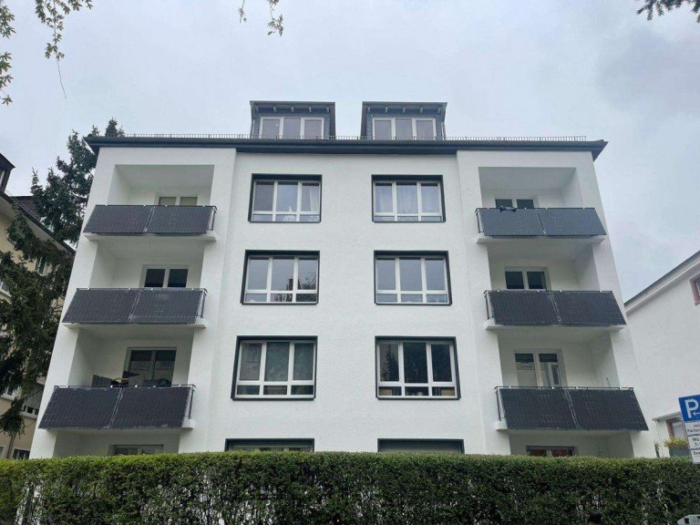 Geb�udeansicht Frankfurt am Main Etagenwohnung Ruhige S�dlage (Kettenhofweg), 2 Balkone und Einbauk�chenzeile / 2025 neu w�rmeisoliert.
